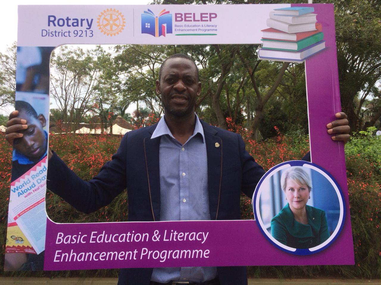 Enoch Became a Rotarian in Uganda Rotary Club of Halifax Harbour